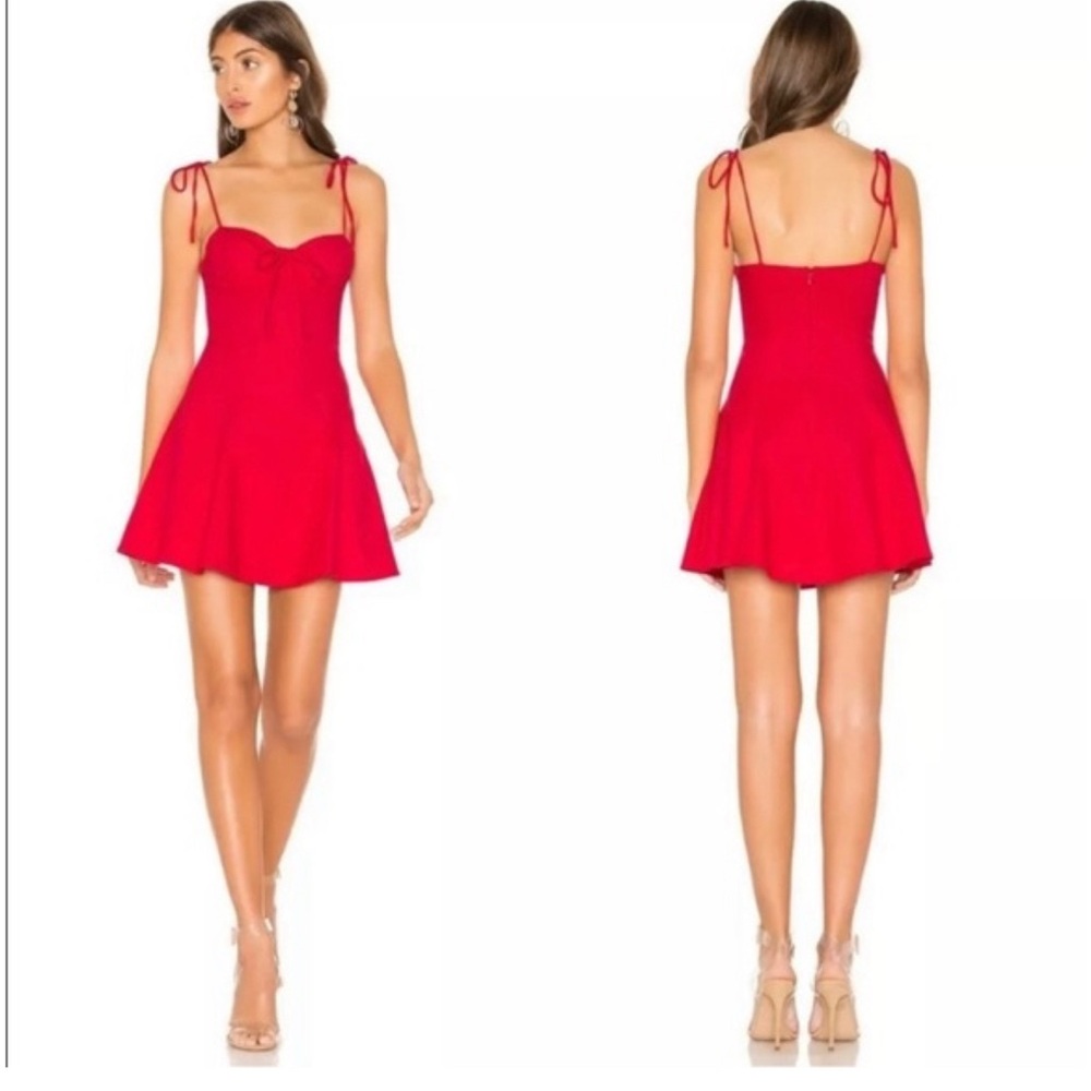 MAJORELLE Tahoe Dress in Red